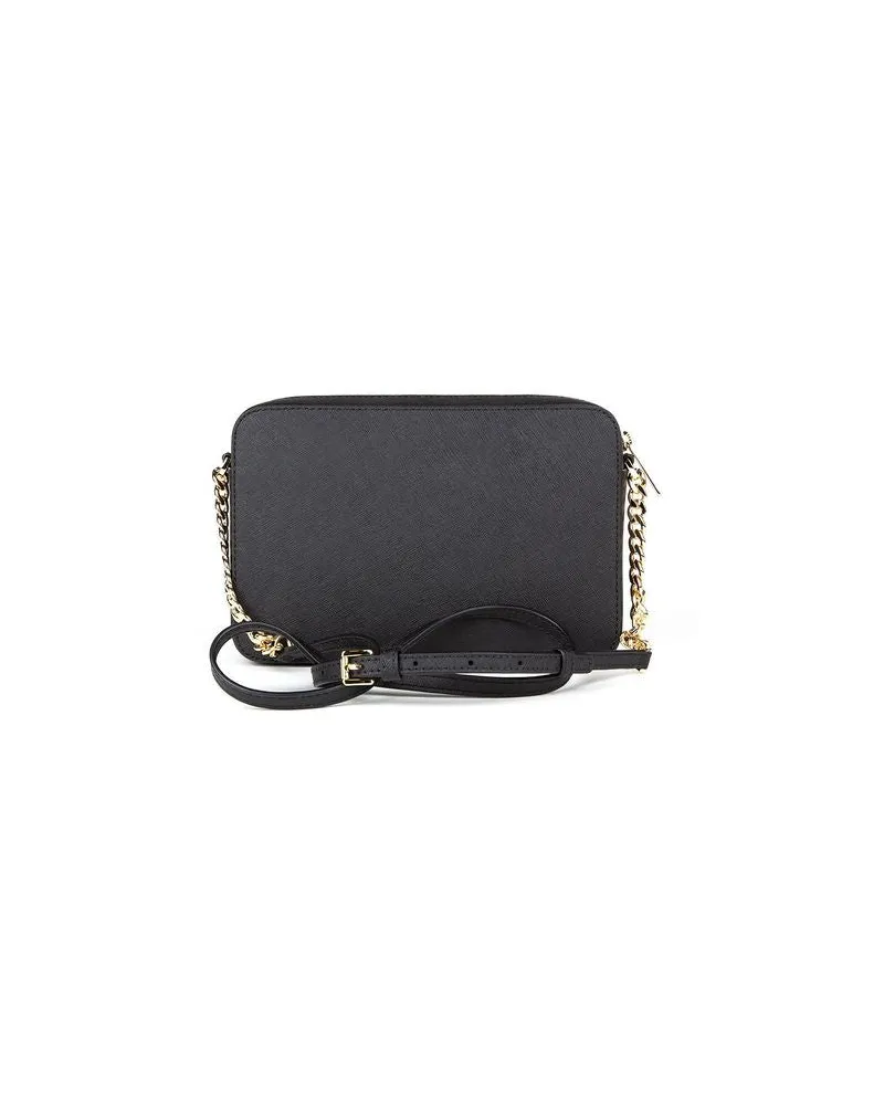 Michael Kors Women's Crossbody Bag Black Leather Crossbody-bags Black