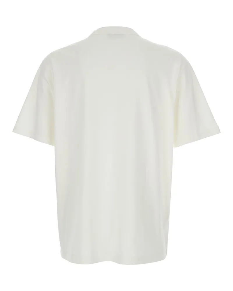 A.P.C. Men's T-Shirt Crew Neck White Organic Cotton T-Shirts And Polos White
