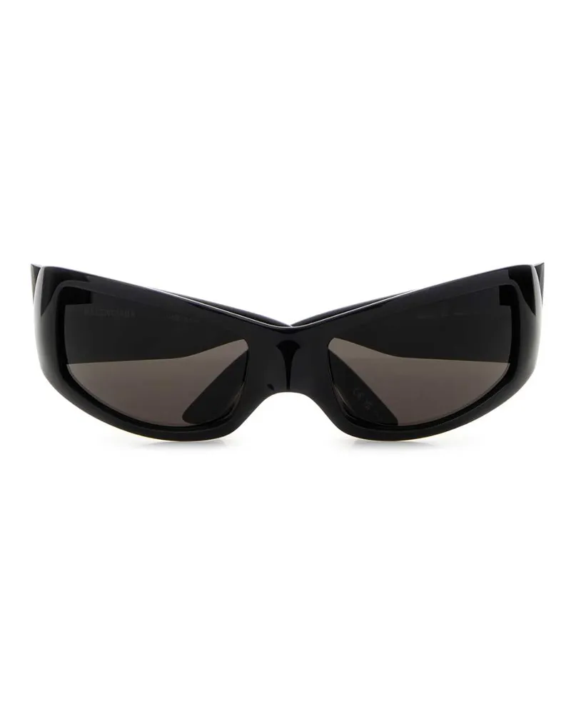 Balenciaga Men's Raven Sunglasses Black Acetate Black