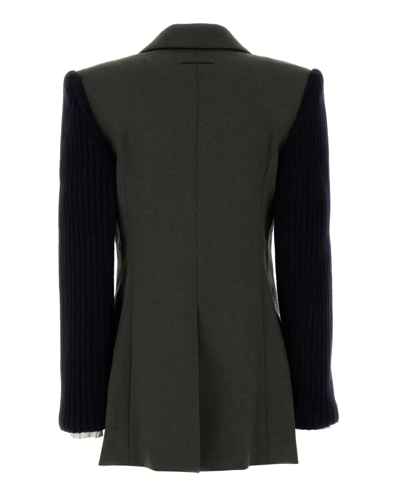 Jean Paul Gaultier Women's Khaki Wool Blend Blazer Giacche E Gilet Jacket Khaki