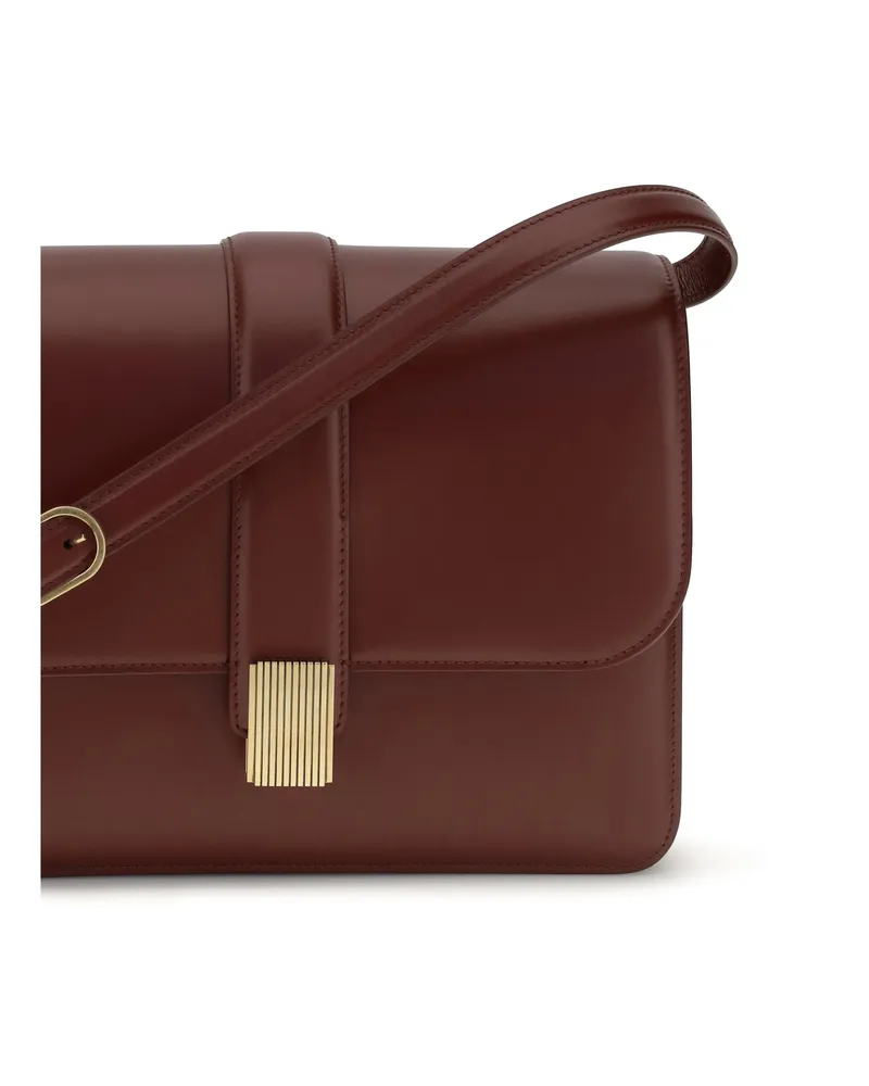 KHAITE Women's Shoulder Bag Blake Oxblood Leather Calf Brown