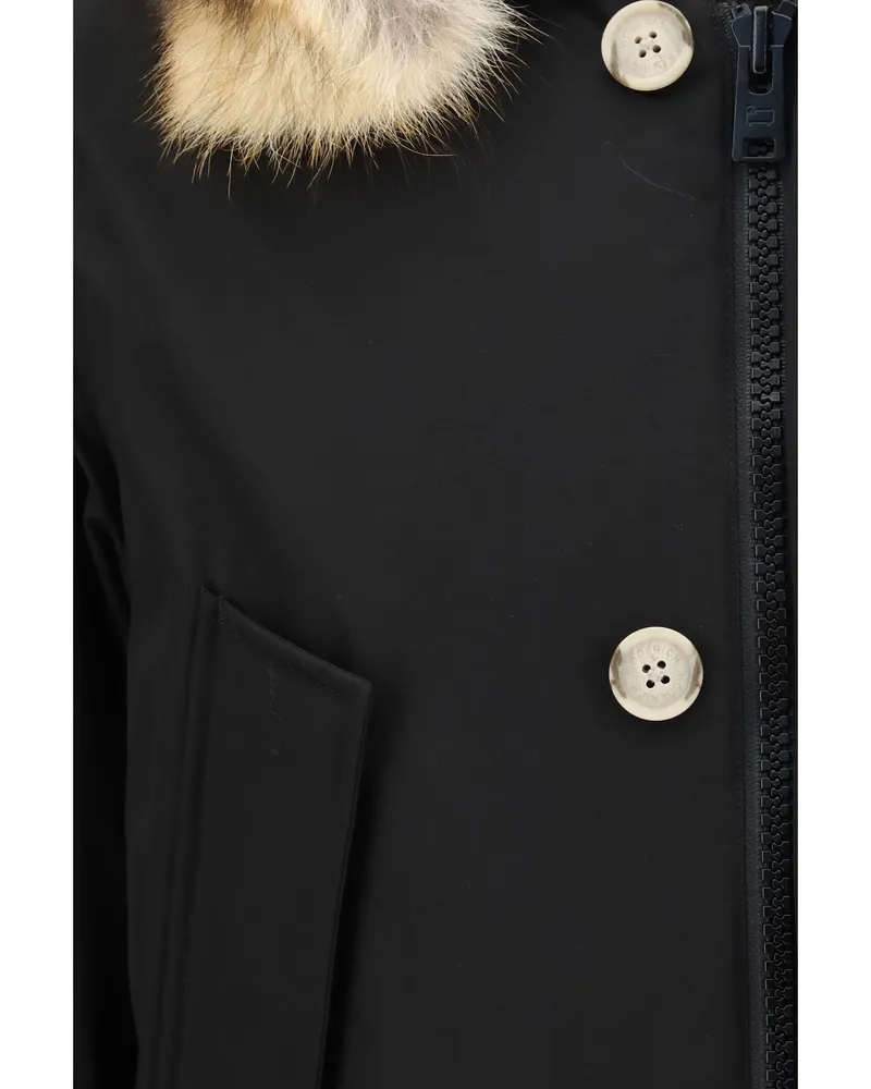Woolrich Arctic Ramar Down Jacket — Black Black