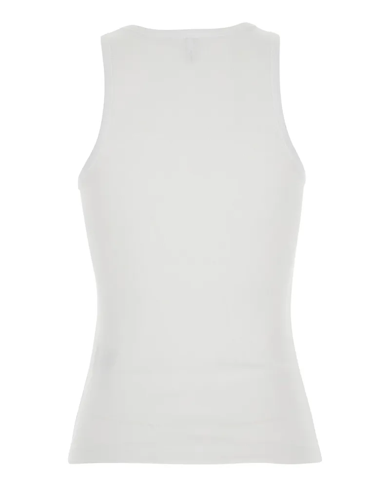Ganni Women Knit Top White Tops White
