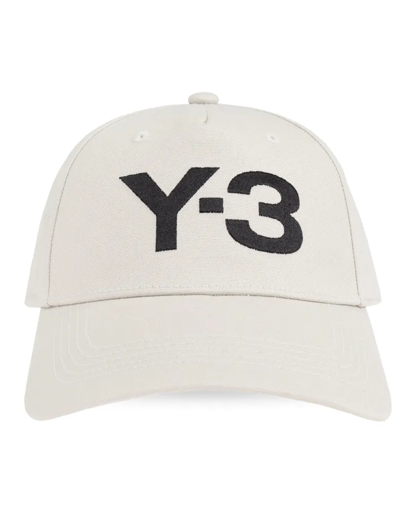 Y-3 JP1144 Logo Baseball Cap — White White