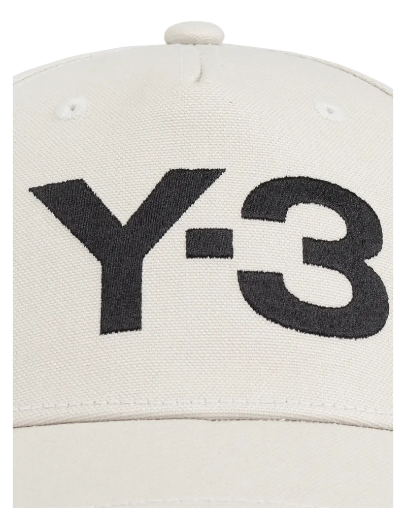 Y-3 JP1144 Logo Baseball Cap — White White