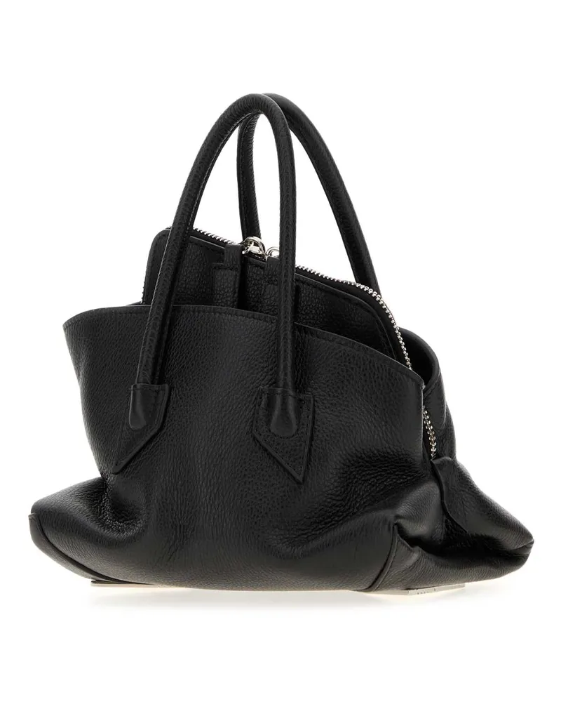 ATTICO La Passeggiata Top Handle Bag — Black Black