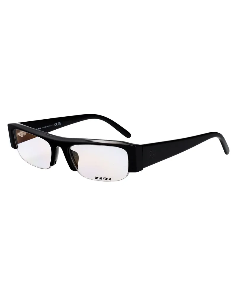 Miu Miu Women's Sunglasses Black Acetate Glasses & Frames Black