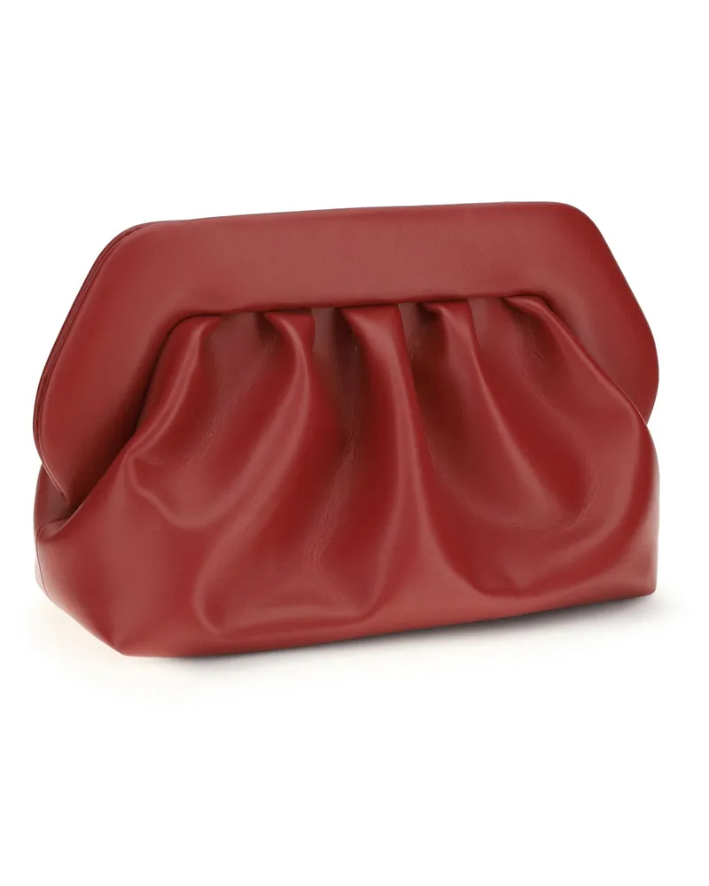 THEMOIRÈ Women's Bios Clutch Chili Pepper Polyurethane Handbags Hand Bags Red
