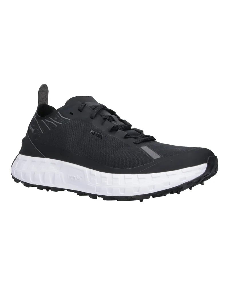 Norda Men's Sneakers Black Textile Black