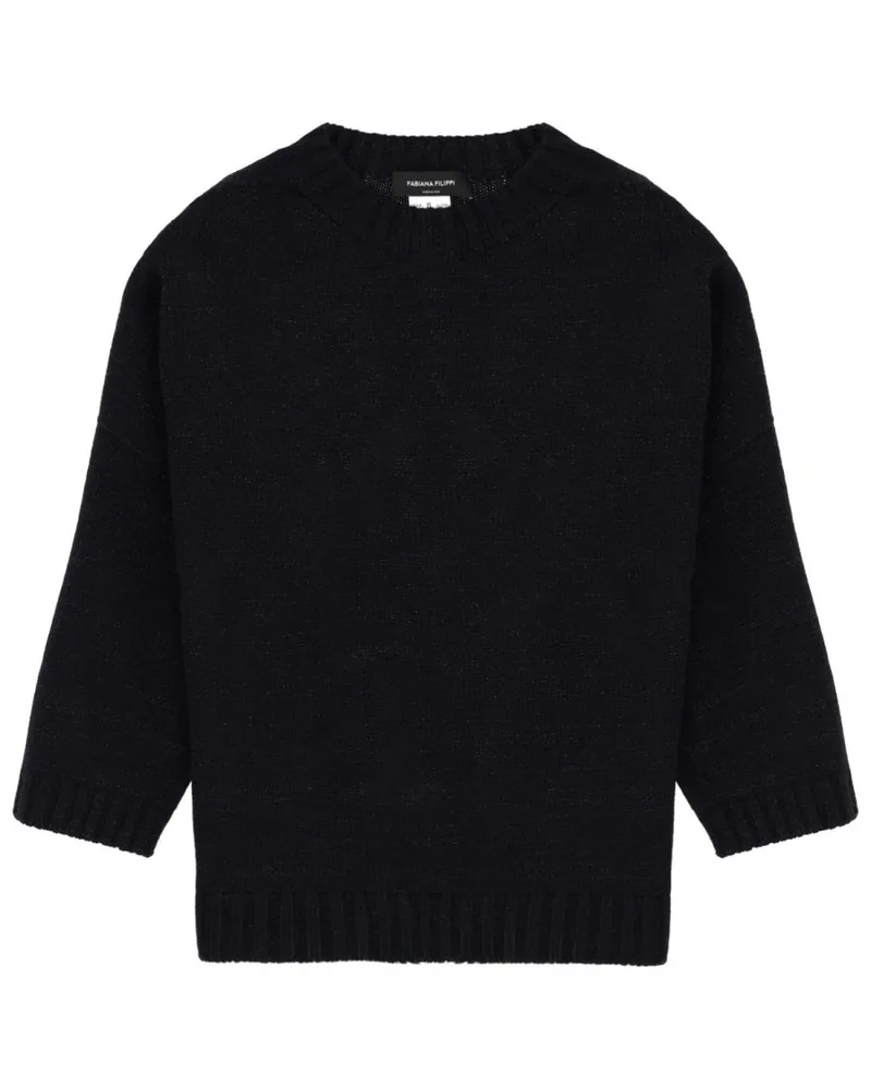 Fabiana Filippi Virgin Wool Blend Sweater — Blue Blue