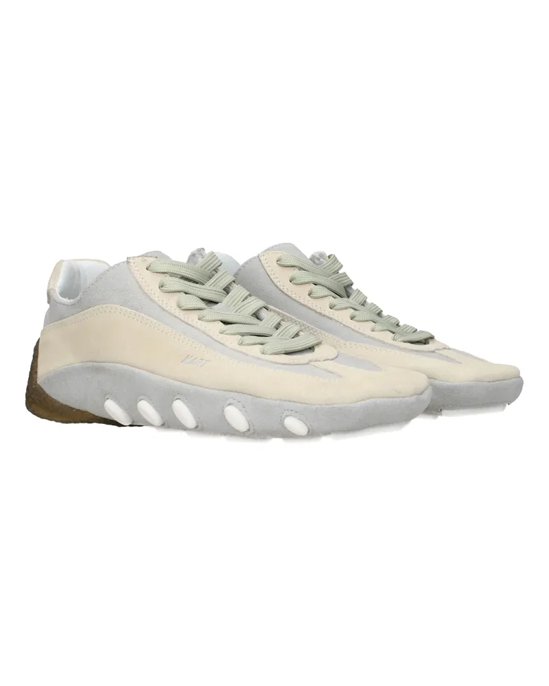Magliano Vintage Leather and Suede Sneakers — Beige Beige