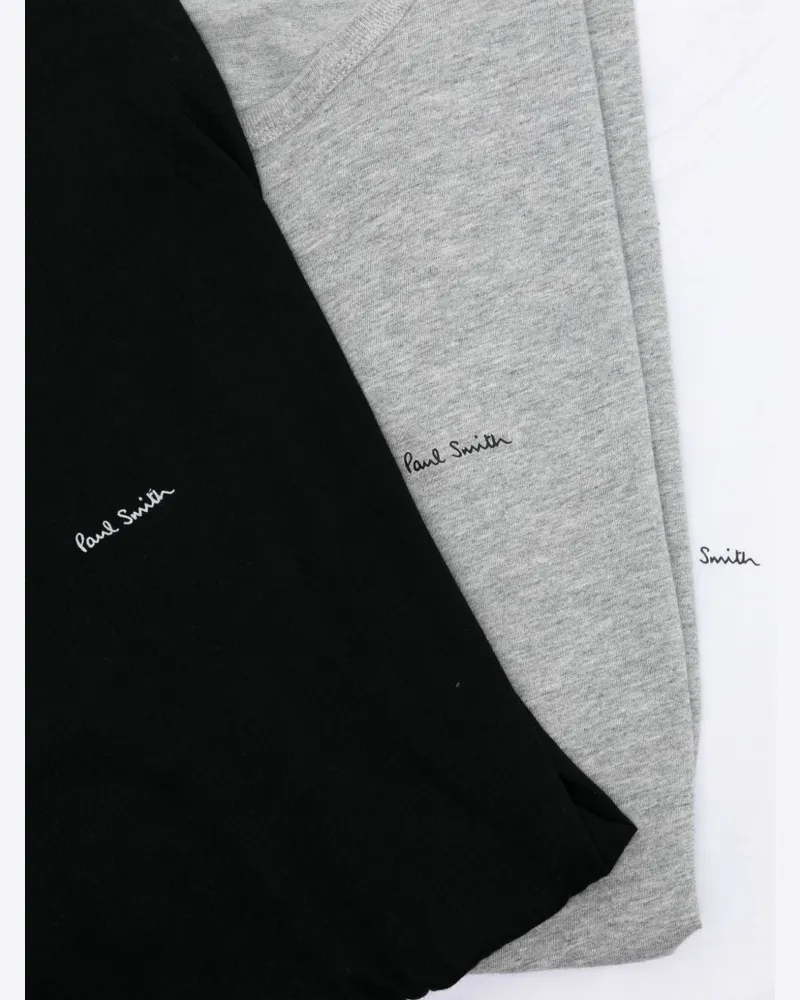 Paul Smith Logo-Print Organic Cotton T-Shirt — Multi Multi