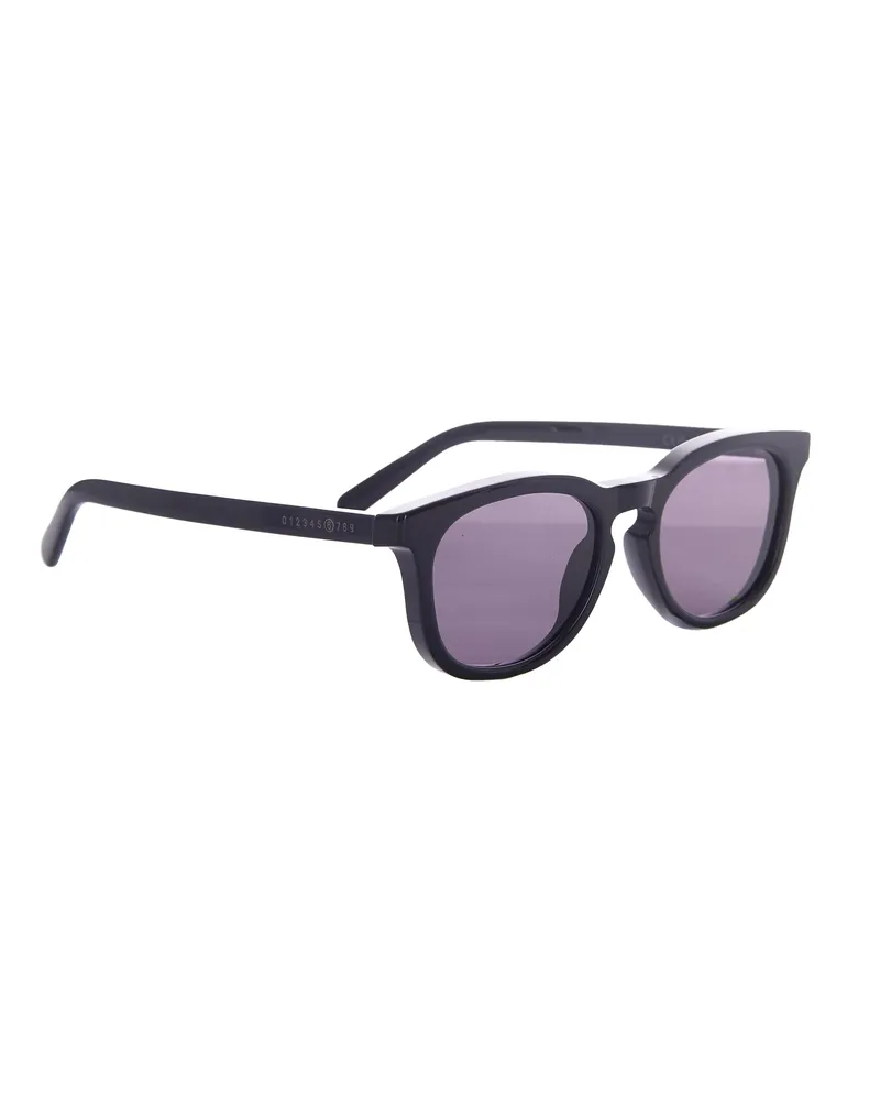 Maison Margiela Men's Sunglasses Lunettes 3 Black Acetate Nylon Black