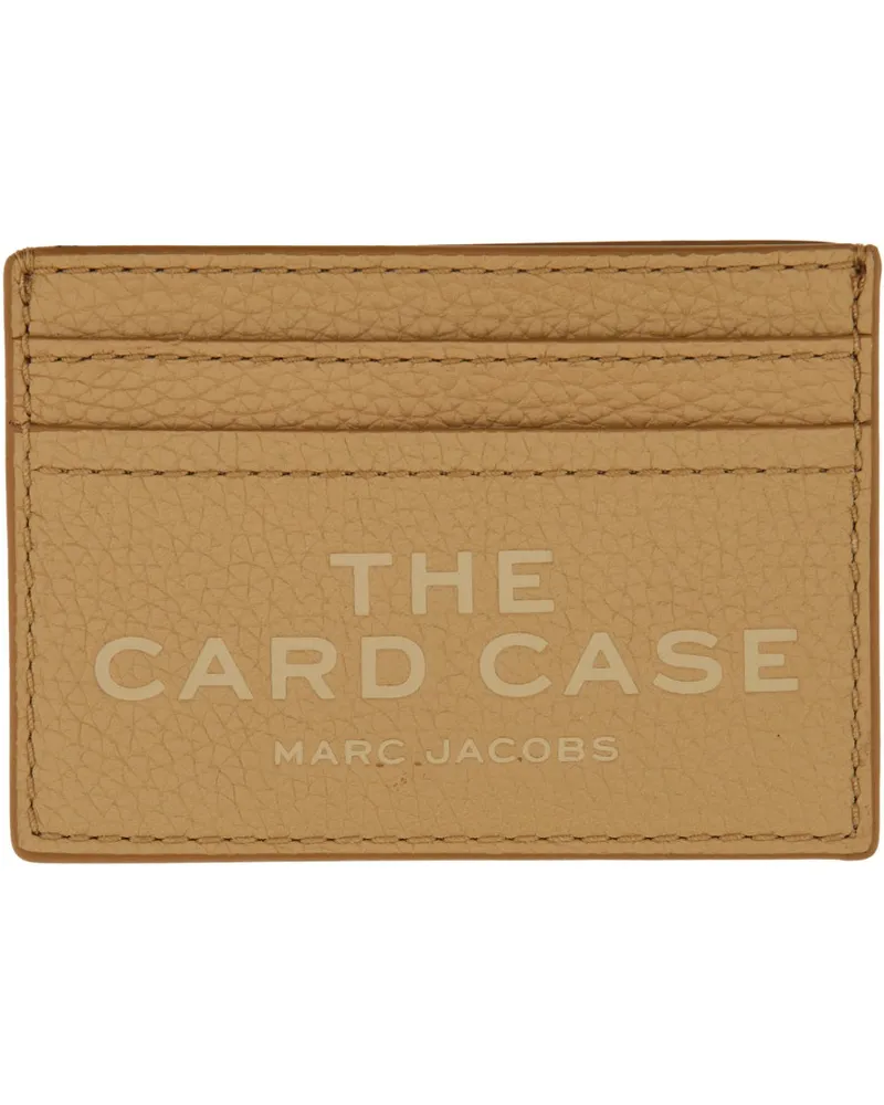 Marc Jacobs Leather Card Case — Beige Beige