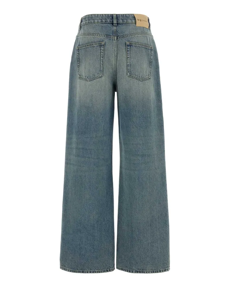 Alexander McQueen Light Blue Wash Cotton Jeans — Blue Blue