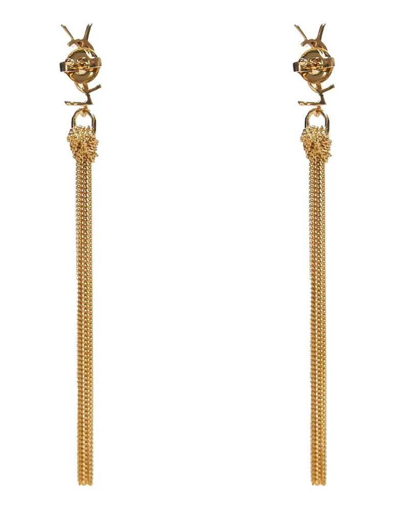 Saint Laurent Cassandre Earrings — Gold Gold