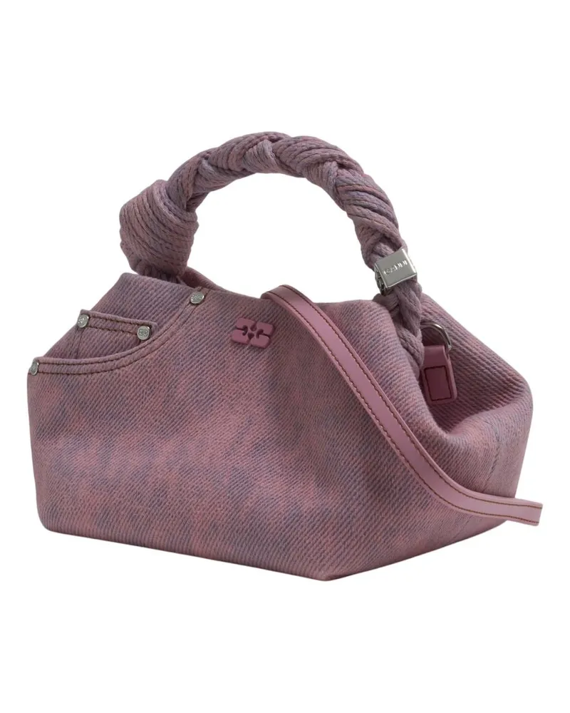 Ganni Women's Bou Small Handbag -  Cotton Pink Bags Handbags-Purses Pink