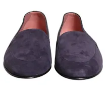 Velvet Slip-On Loafer — Purple