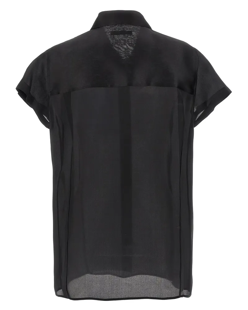 KHAITE Women's Black Silk Blouse Black