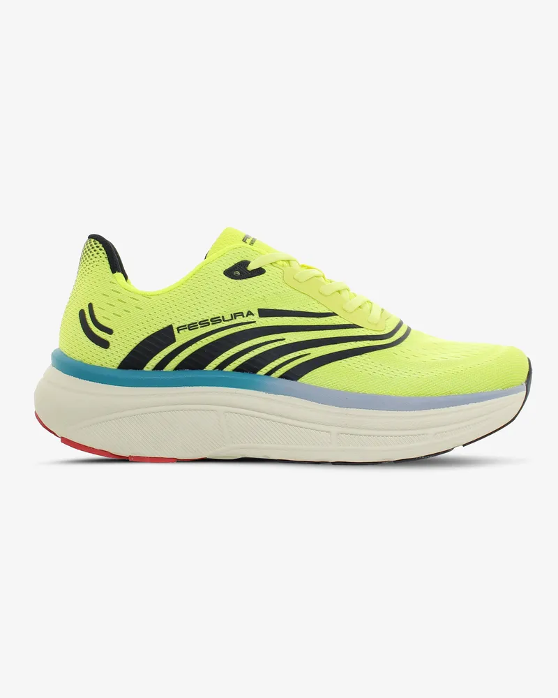 Fessura Women's Speed 01 04 Lime Running Sneakers Yellow