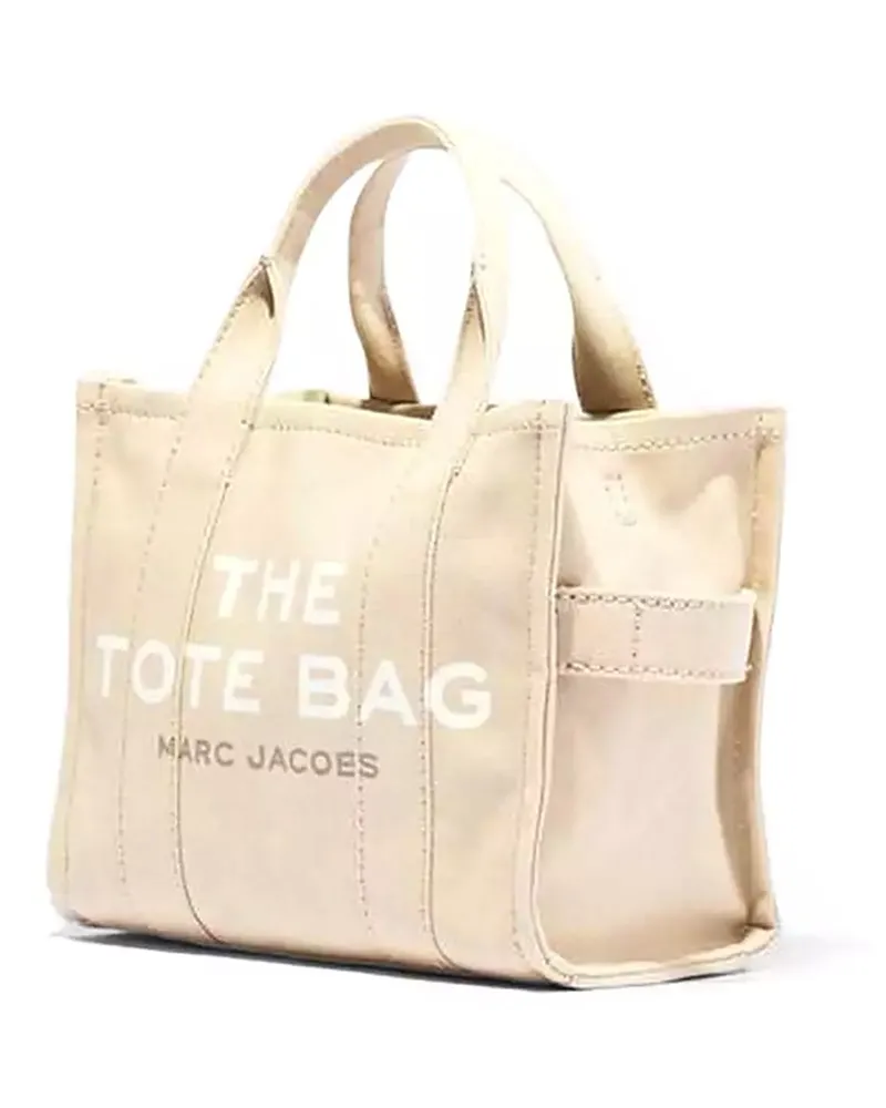 Marc Jacobs Women's Small Canvas Tote Bag Beige Cotton Handbags Hand Beige
