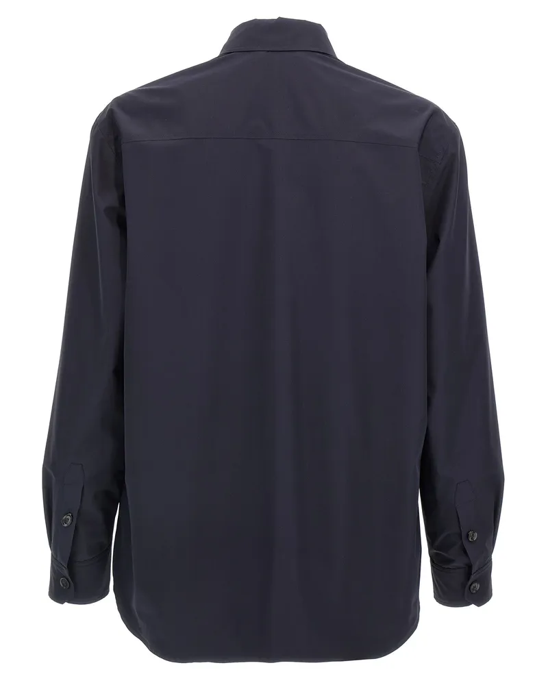 Brioni Men's Blue Silk Jacket Clothing Navy