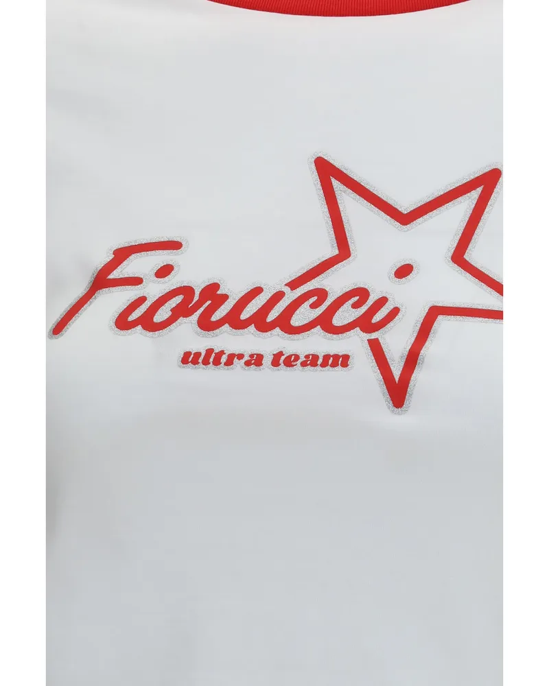 Fiorucci Women Cotton T-Shirt With Star Logo White T-Shirts & Jerseys White