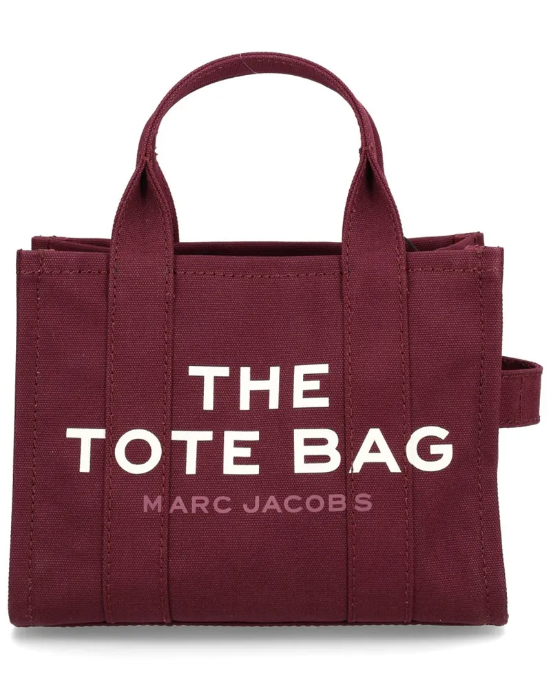 Marc Jacobs Women's Handbag The Tote Purple Cotton Handbags Hand Bags Purple