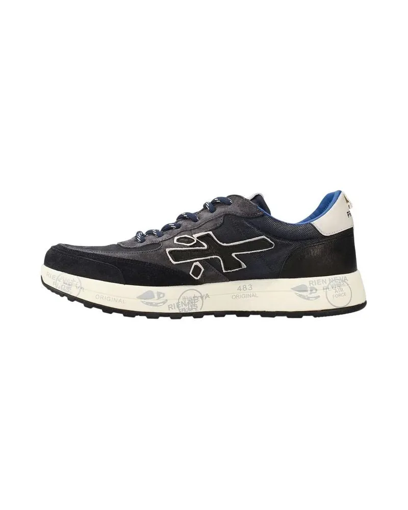 Premiata Men's Sneakers Blue-White Footwear Sports Blue