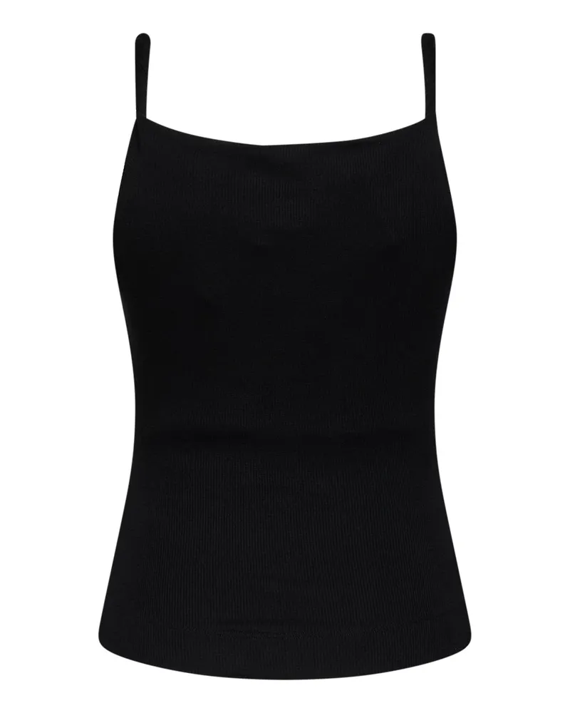 Vivienne Westwood Women's Top Anna Ribbed Jersey Black Tops Black