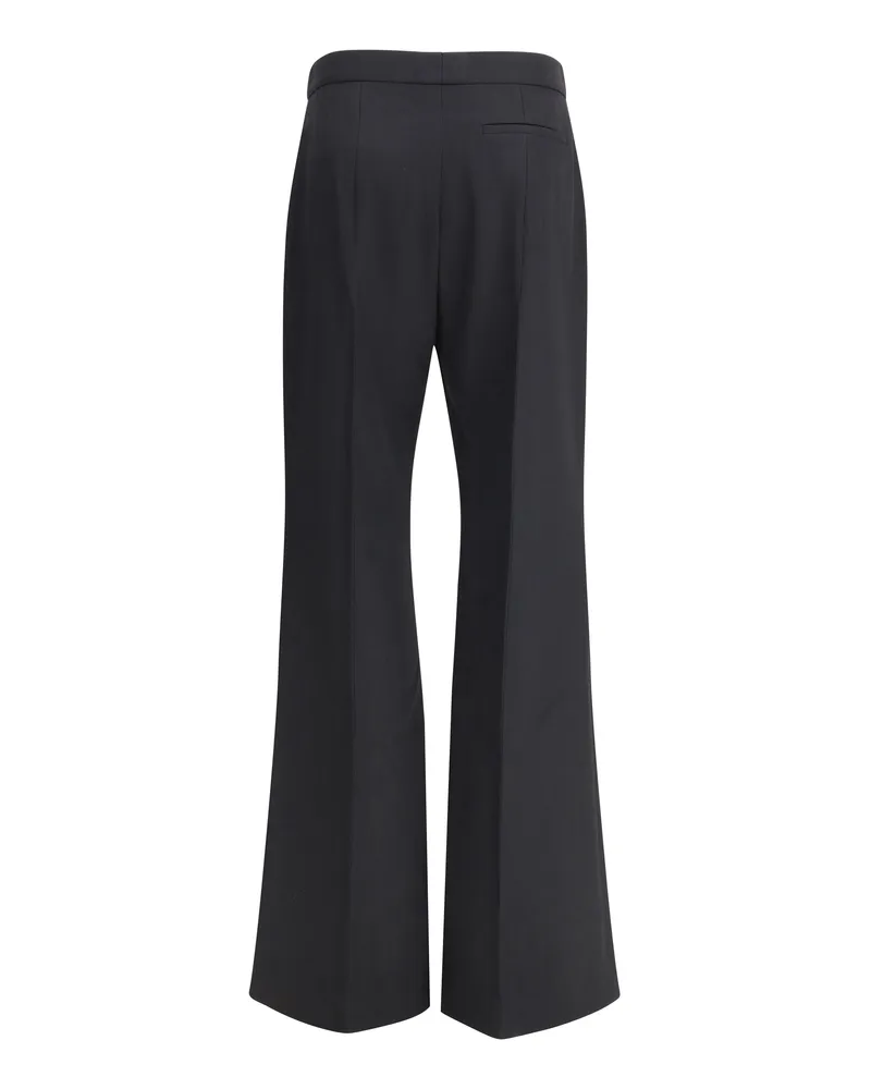 Givenchy Women's Bootcut Trousers Black Wool Black