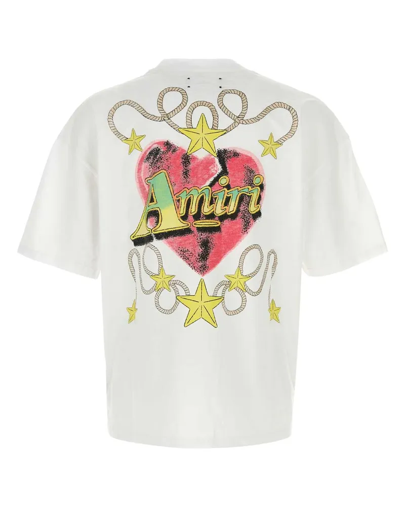 Amiri Heart T-Shirt — White White