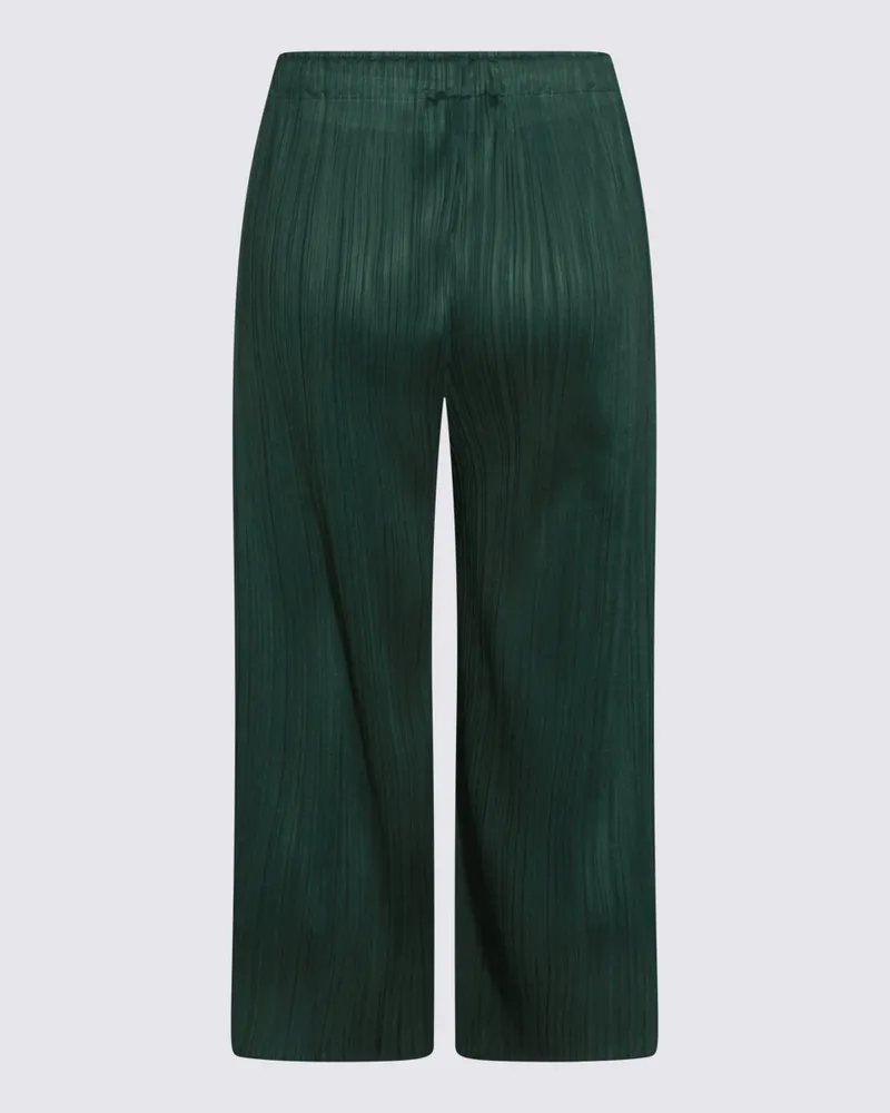 Issey Miyake Women's Trousers Dark Green _pl Green