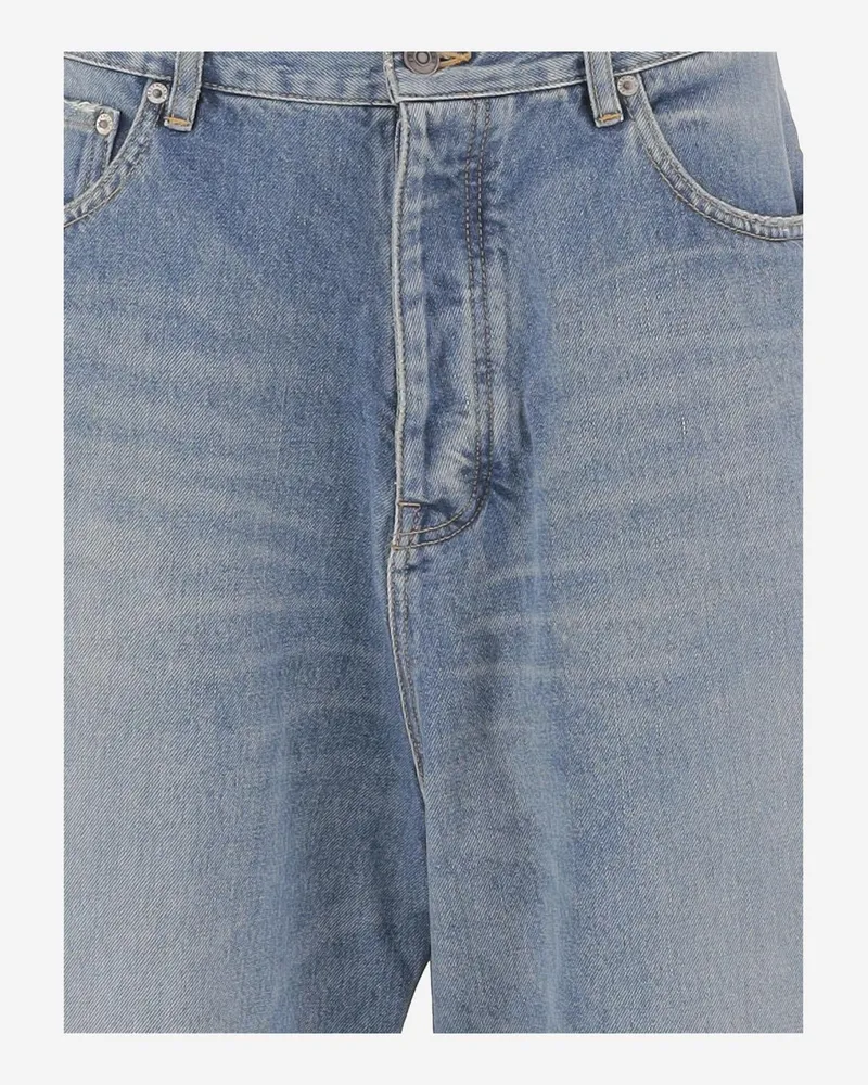 Balenciaga Baggy Denim Jeans — Blue Blue