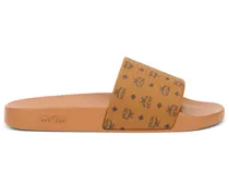TPU Rubber Slide Sandal — Cognac
