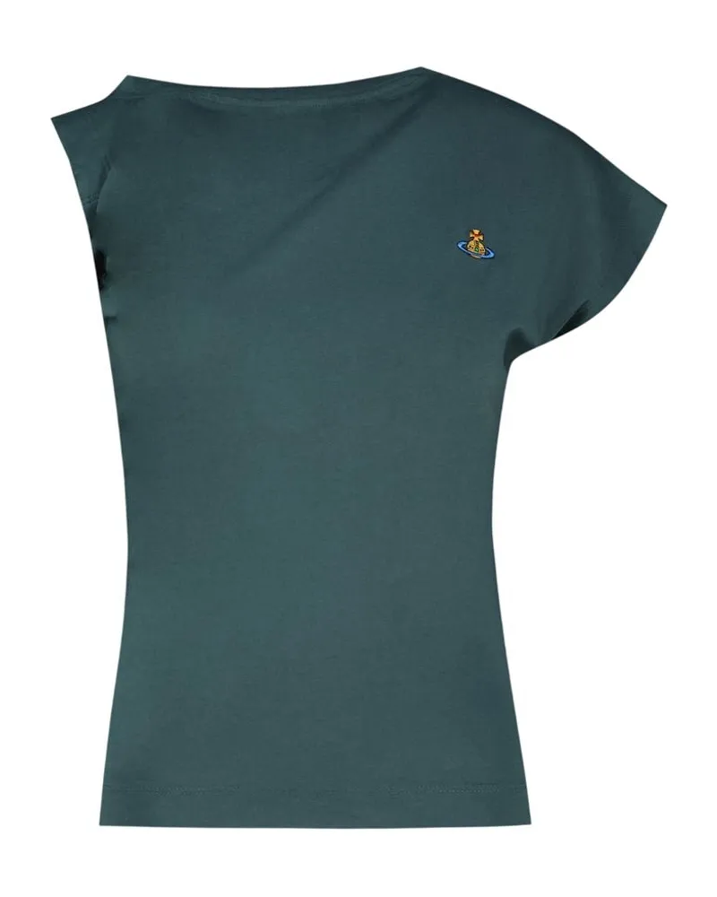 Vivienne Westwood Women Hebo T-Shirt -  Cotton Khaki Ready-To-Wear T-Shirts Green