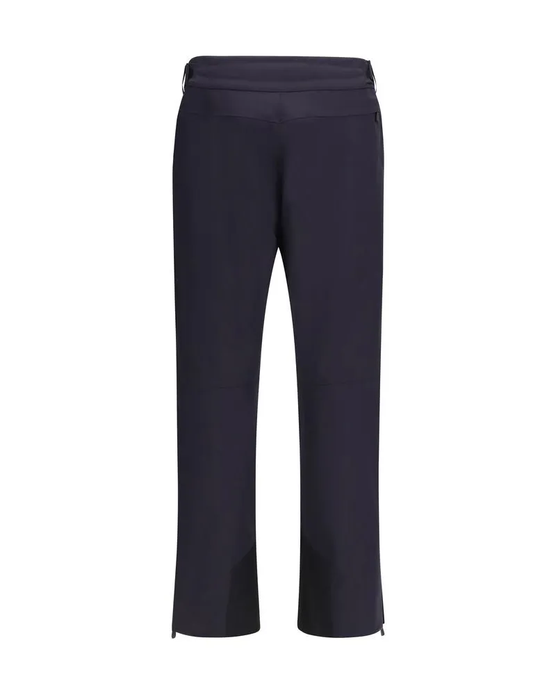 Moncler Insulated Technical Nylon Ski Pants — Blue Blue