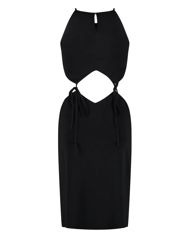 Bottega Veneta Women's Jersey Dress Black Elastane Black