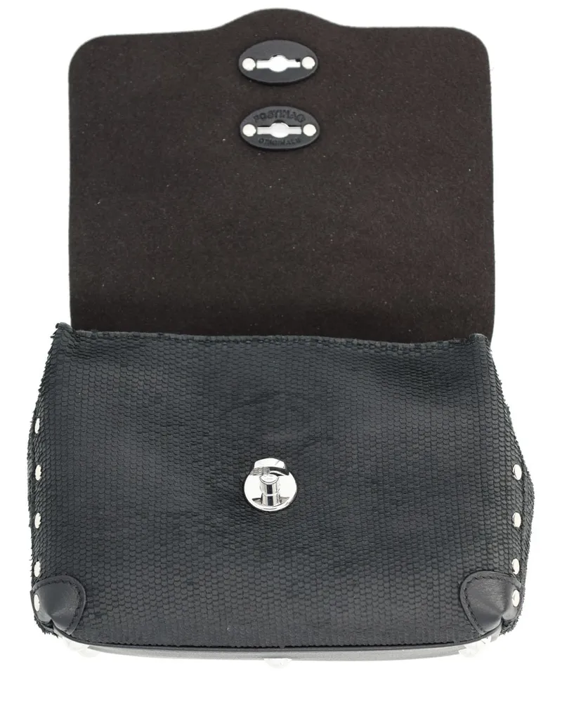 Zanellato Women's Shoulder Bag Black Lamb And Bovine Leather External Black