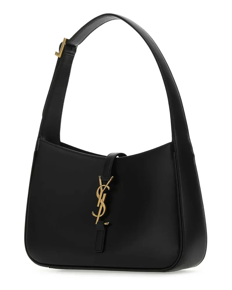 Saint Laurent Women's Black Leather Le 5 Ã 7 Shoulder Bag 1000 Calf Skin Borse A Mano Black