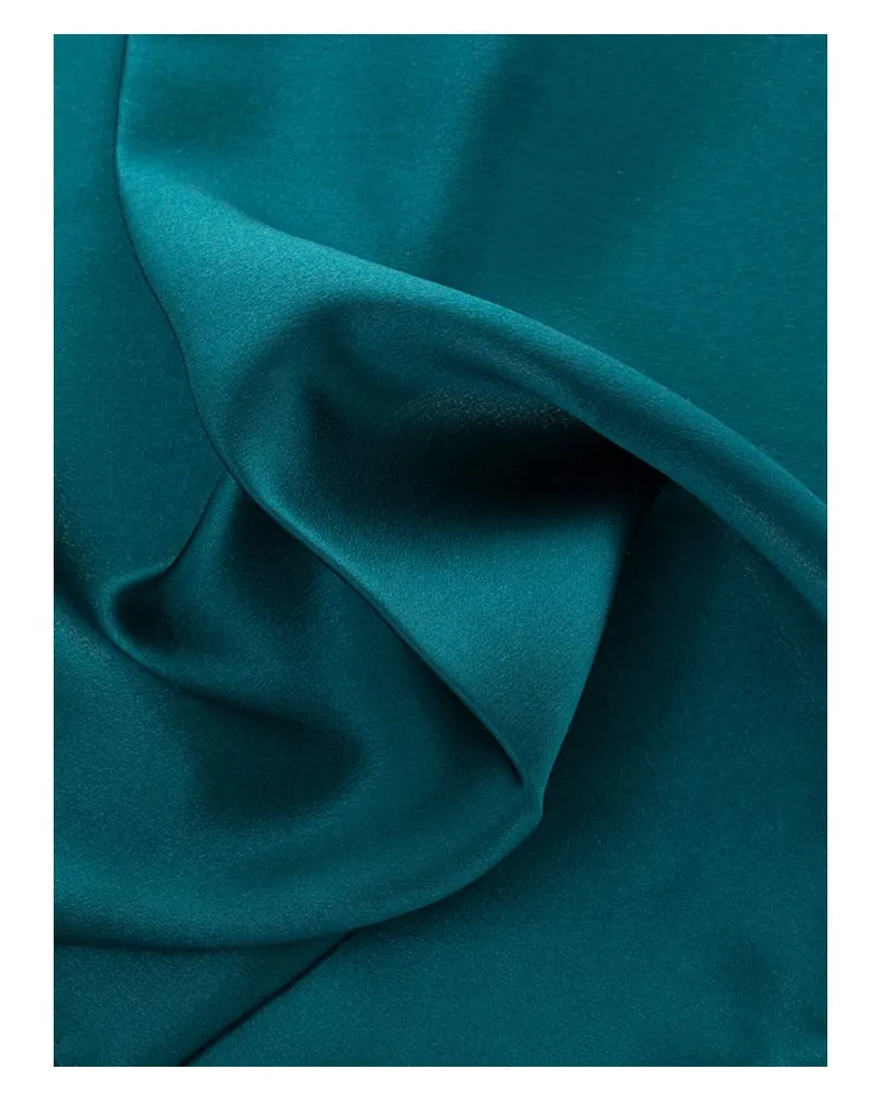 Dolce & Gabbana Men's Green Silk Pocket Square Accessory Green