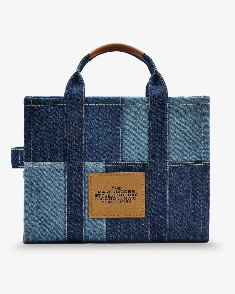 Marc Jacobs Women's Handbag Denim Blue Cotton Shoulder Bags Blue
