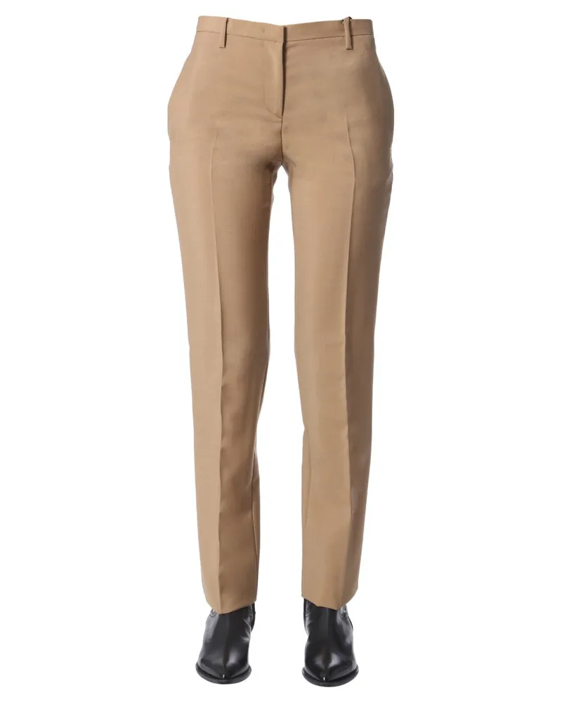 N° 21 Regular Fit Trousers — Beige Beige
