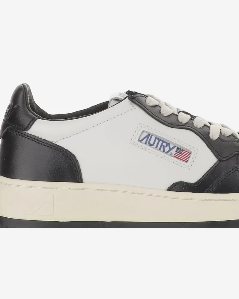 AUTRY Women's Sneakers Medalist Colour-Block Multicolour Leather Trainers Multicolor