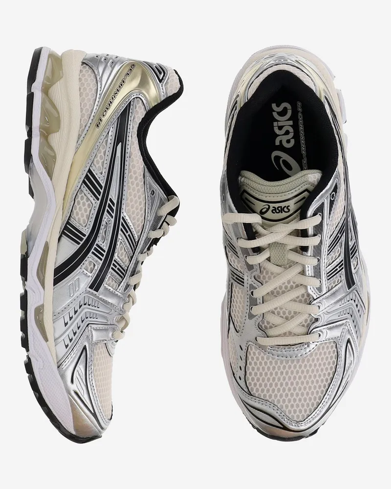 Asics Unisex Sneakers Gel-Kayano 14 Silver Textile Trainers Silver