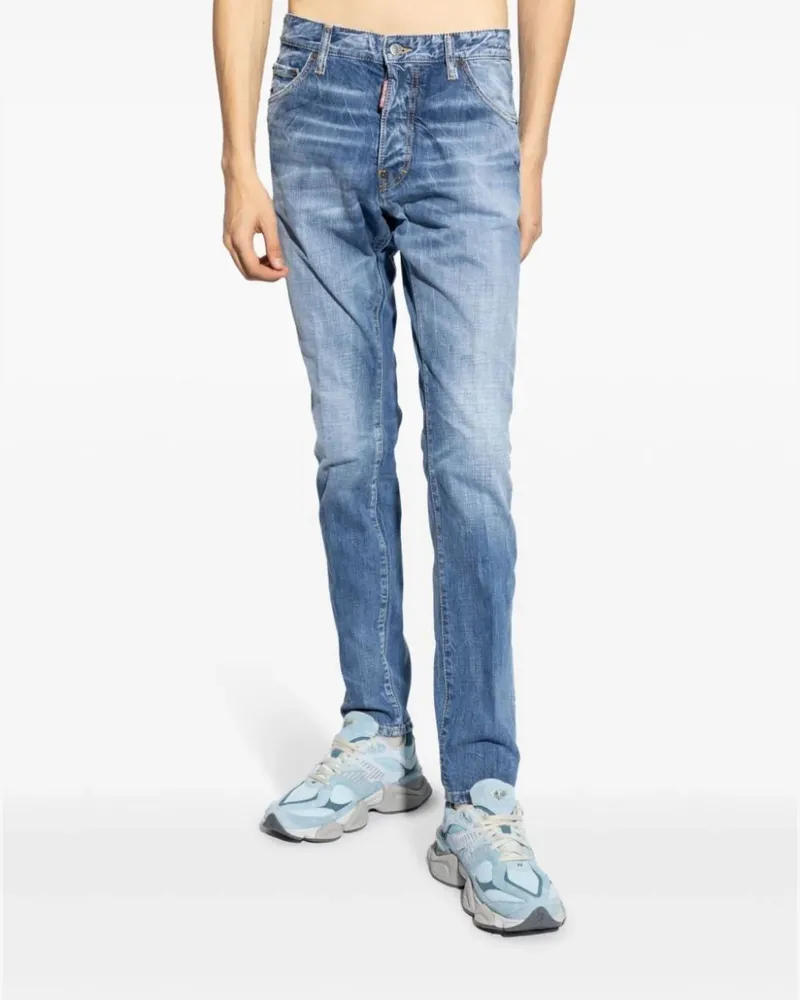 Dsquared2 Men's Cool Guy Logo Jeans Blue Clothing Blue