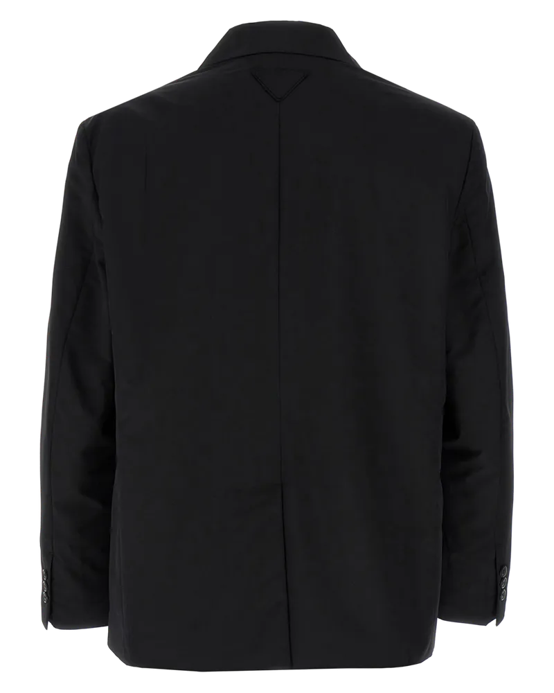 Prada Virgin Wool Blazer — Black Black