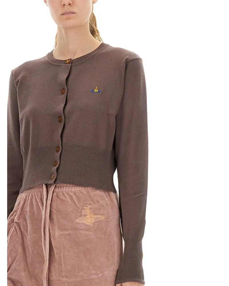 Vivienne Westwood Bea Cardigan — Brown Brown