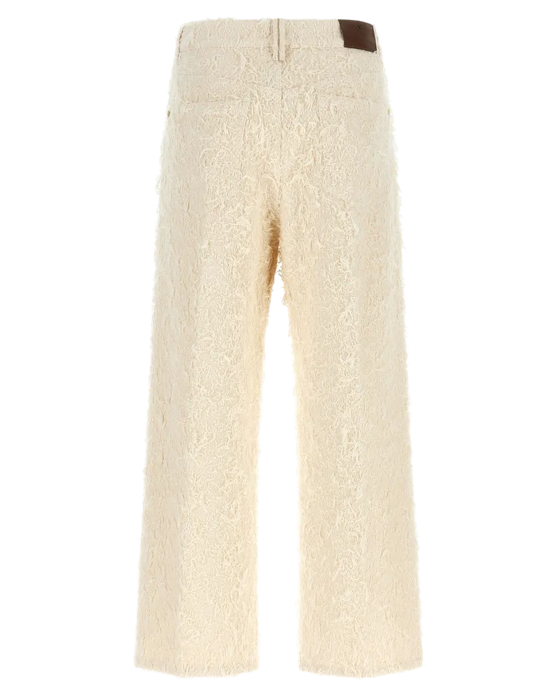 Brunello Cucinelli Women's Beige Cotton Casual Pants Beige