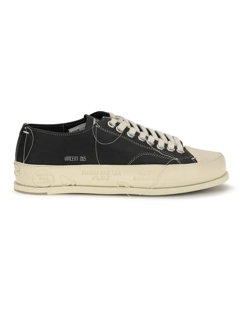 Premiata Men's Sneakers Vince 015 Black Leather Upper: Calf Trainers Black